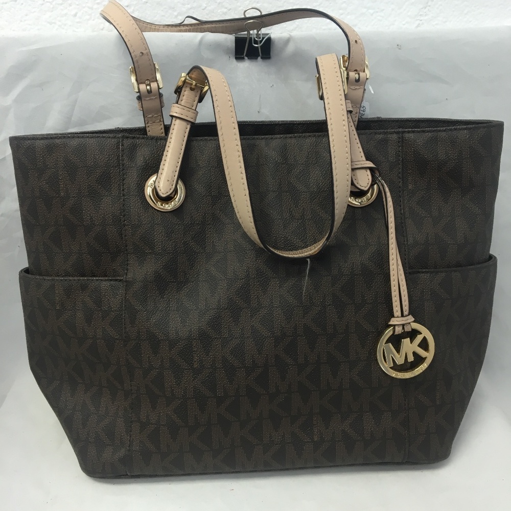 30S11TTT4B Michael Kor Jet Set Signature Logo Tote